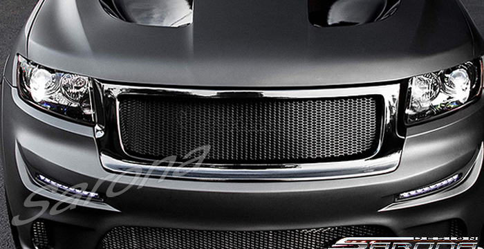 Custom Jeep Grand Cherokee  SUV/SAV/Crossover Grill (2011 - 2013) - $275.00 (Part #JP-002-GR)
